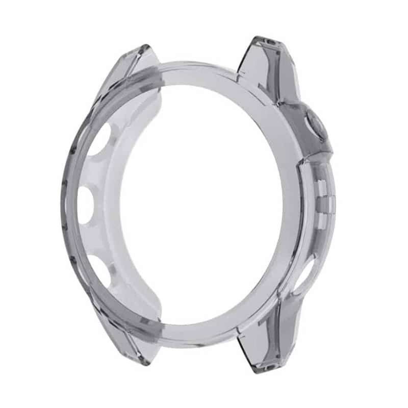 TPU protective Cover for Garmin Fenix 7/Fenix 7 Solar/Fenix 7 Sapphire Solar - Clear Black