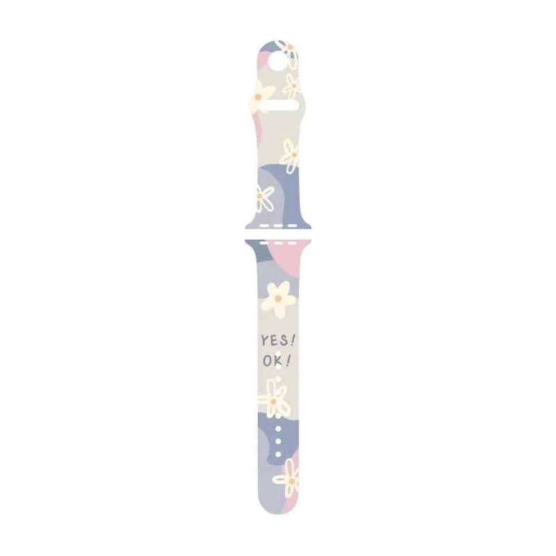 Silicone Strap for Apple Watch 38/40mm - Daisy
