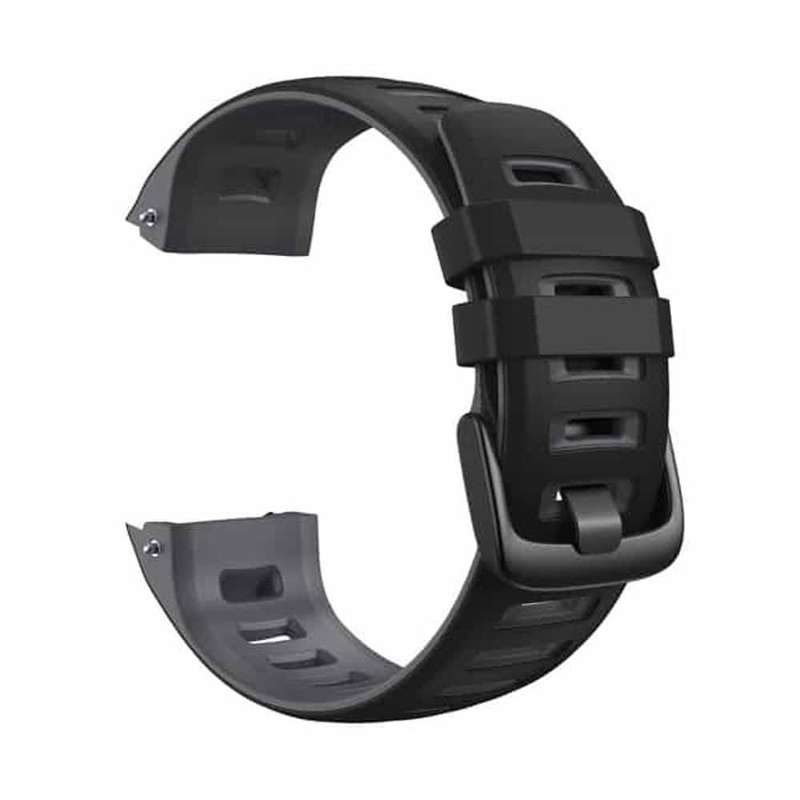 Silicone Strap For Garmin Instinct - Black/Grey