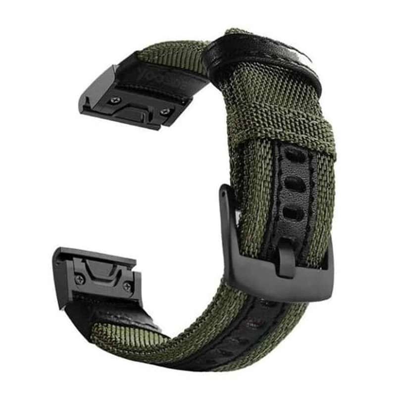 Quick Fit 26mm NOTA Nylon Durable Sweatproof Watch Band Strap for Garmin Fenix 5X/5X Pus/Fenix 3/...