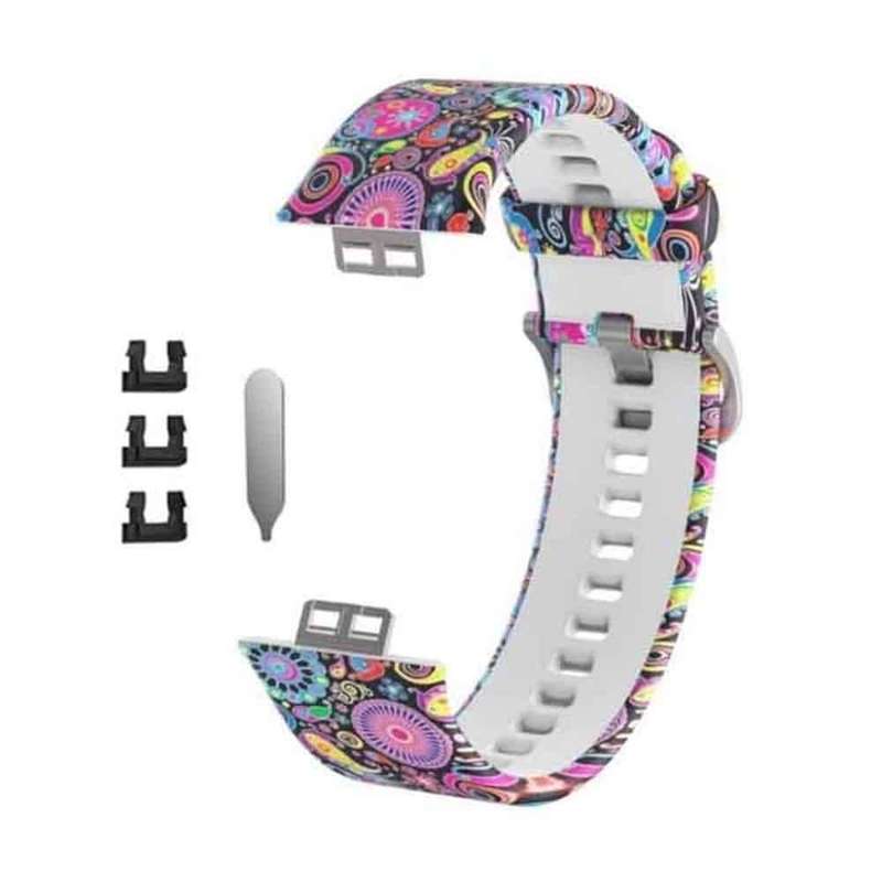 Silicone Band for Huawei Watch Fit - Peacock