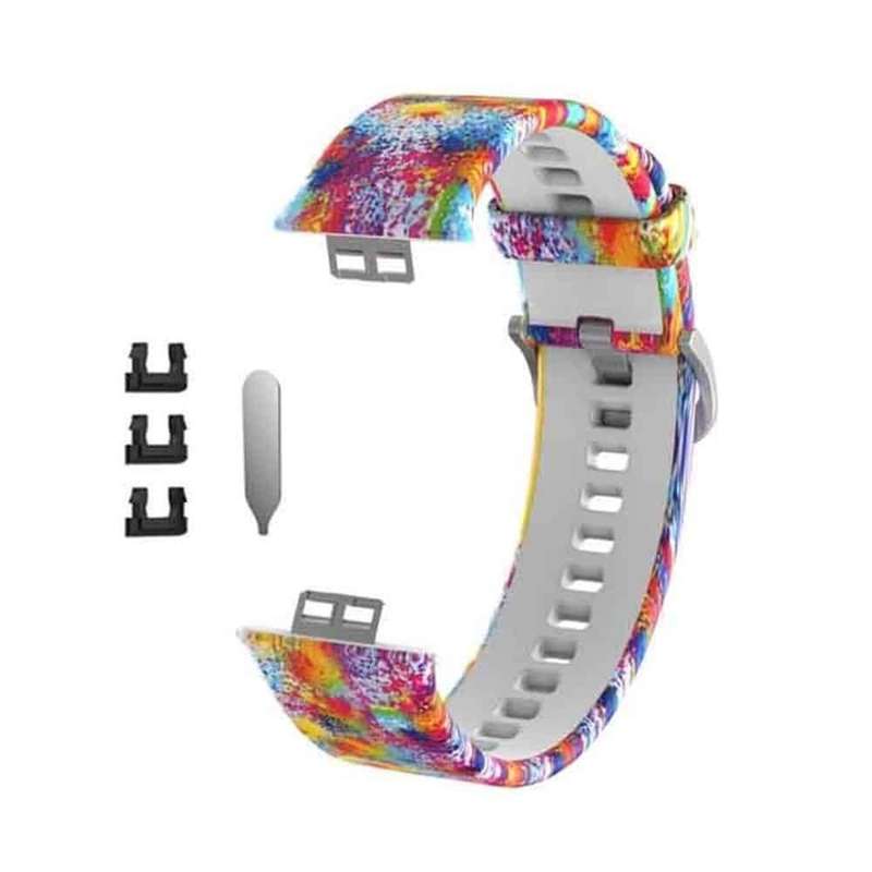 Silicone Band for Huawei Watch Fit - Painting