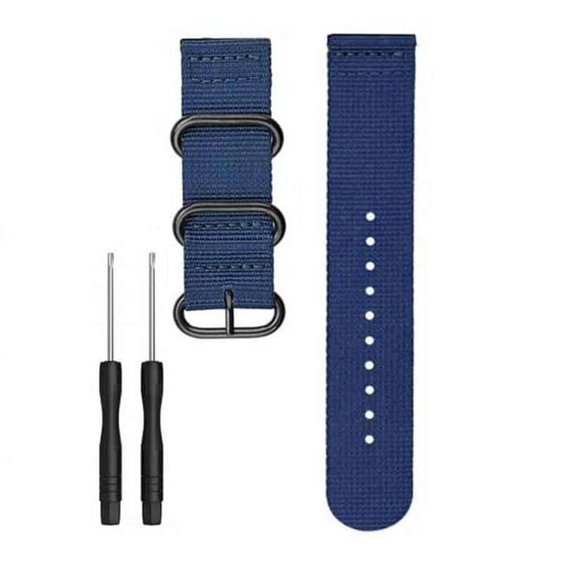 Nylon Replacement Bands 26mm Watch Strap Band Accessory with Pins and removal tools for Garmin Fe...