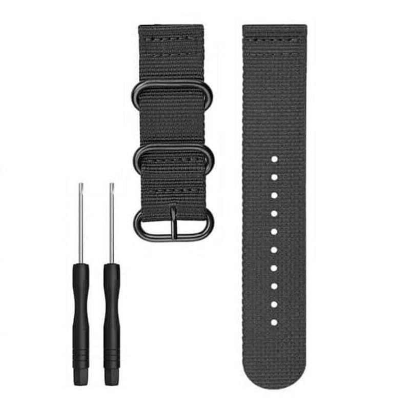 Nylon Replacement Bands 20mm Watch Strap Band Accessory with Pins and Removal Tools for Garmin Fe...