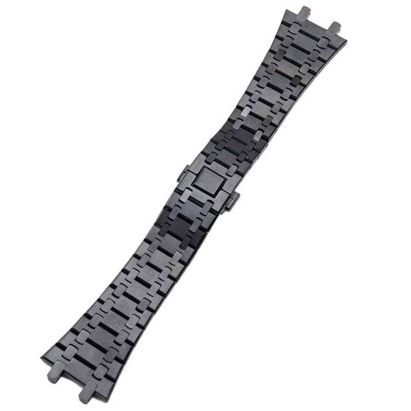 316L Stainless Steel Watch Band for Apple 38mm Watch - Black