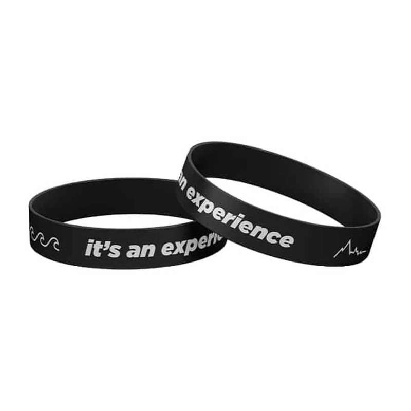Silicone Band (it is a experience), 18cm Color:black &amp; white S/M