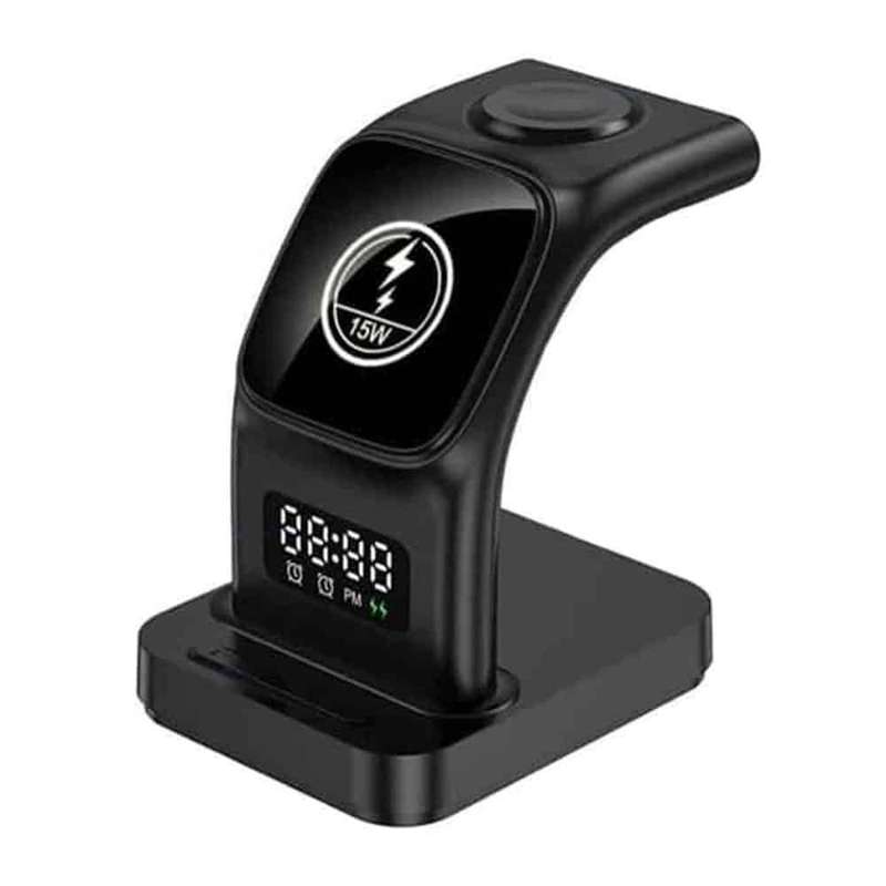 5-in-1 MagSafe Wireless Charging Clock Station Dock for Apple