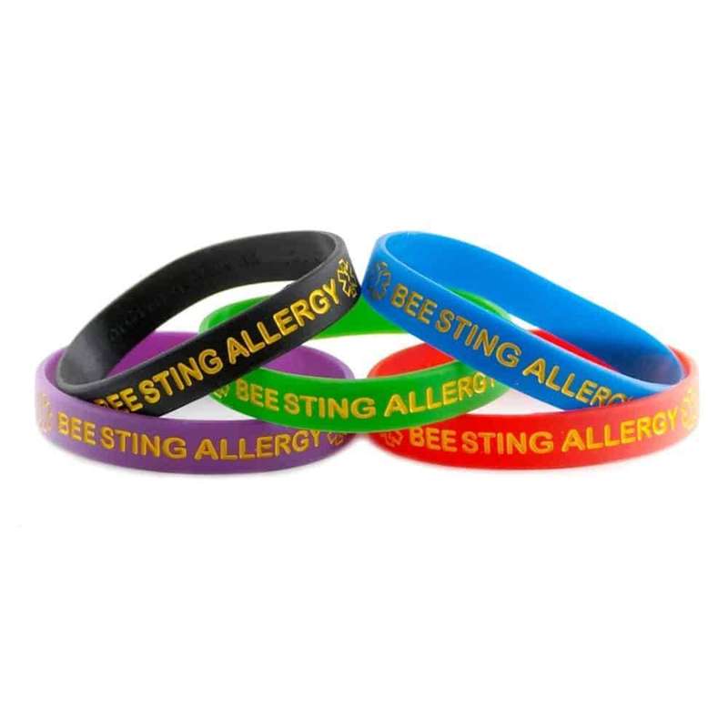 Beesting Allergy Bracelet,5pcs/set size:(22cm)