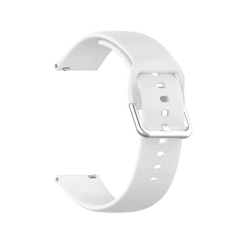 20mm Smartwatch Universal Replacement Strap -White (S-M-L)