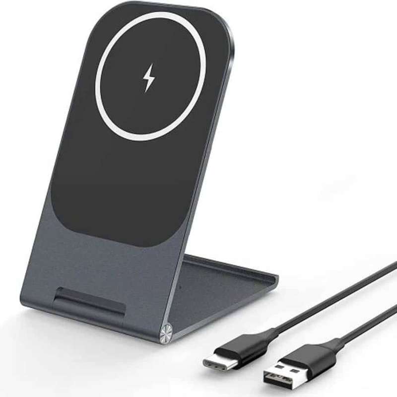 15W MagSafe Magnetic Folding Wireless Charger Stand for iPhone