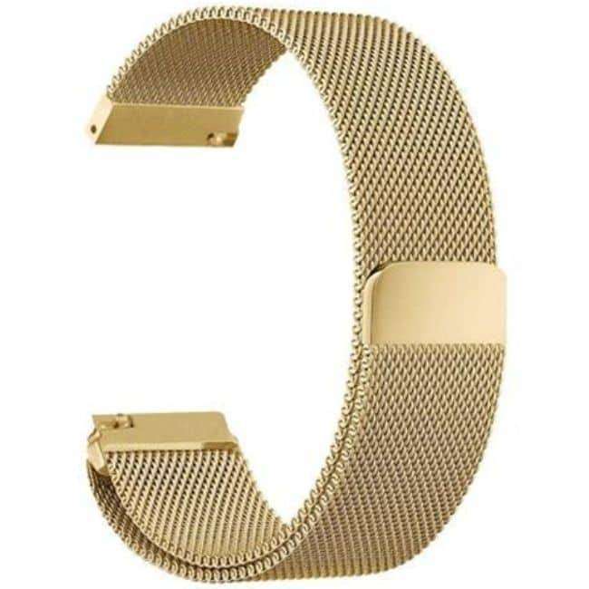 22mm Universal Milanese Band - Gold- M/L