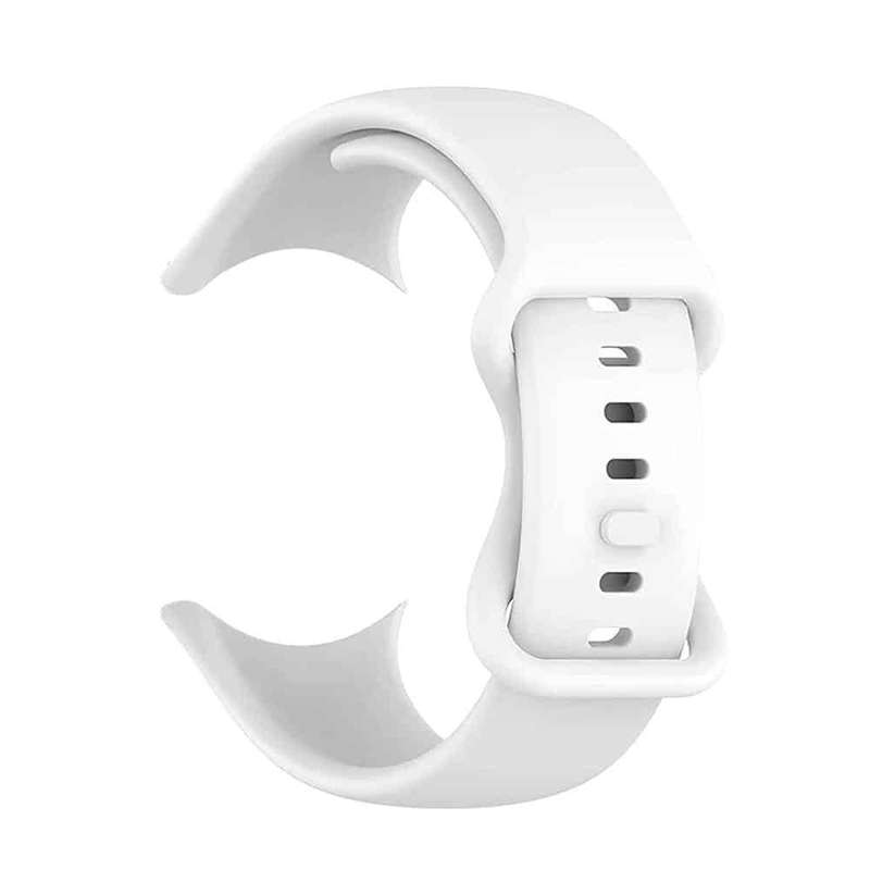 Silicone Strap for Google Pixel Watch 1- White- S/M