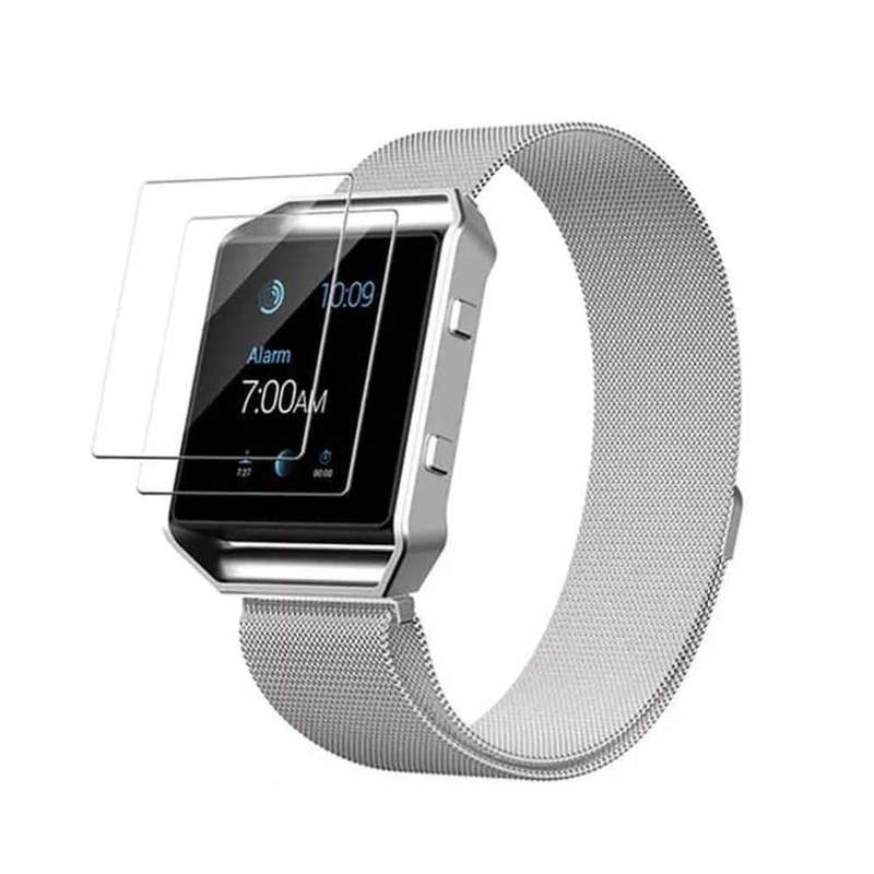 34mm No-Scratch Tempered Glass Screen Protector for Fitbit Blaze x2 Combo