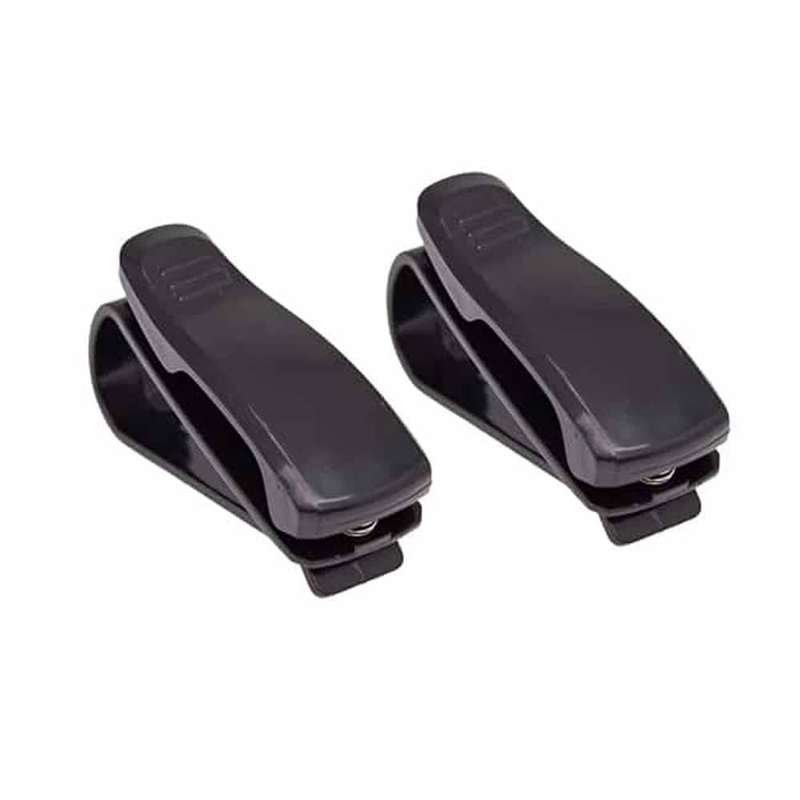 Car Visor Glasses Sunglasses &amp; Ticket Credit Card Clip Holder (Black) 2 pack Combo