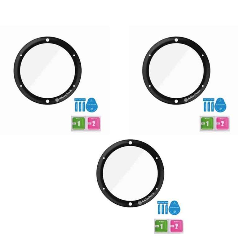 Anti-Scratch 3D Screen Protector for Garmin Vivoactive 4S x3 Combo