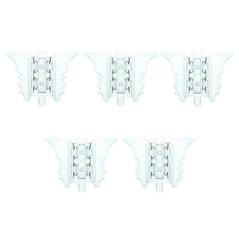 Child Safety Pet Proof Sliding Butterfly Door &amp; Window Lock x5 Combo