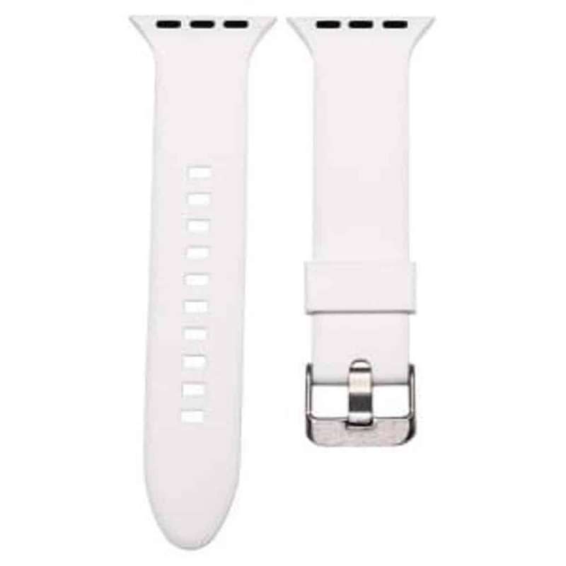 Silicone Strap for 42/44/45/49mm Apple Watch - White