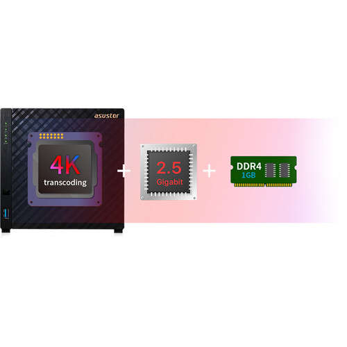 Asustor DRIVESTOR 4 AS1104T 4-Bay NAS Enclosure