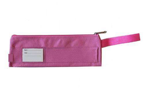 Nexx Fabric 1 Pocket 33cm Pink Pencil Bag
