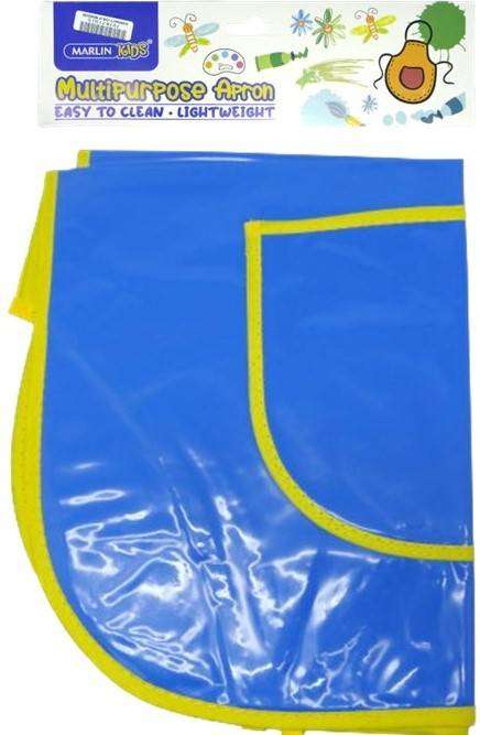 Marlin Multi Purpose Kids Plastic Aprons Blue ? Made From