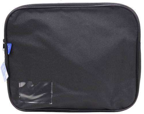 Marlin Canvas Book Bag Black  Safe And Secure Zip Closure