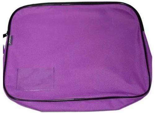 Marlin Canvas Book Bag Purple  Safe And Secure Zip Closure