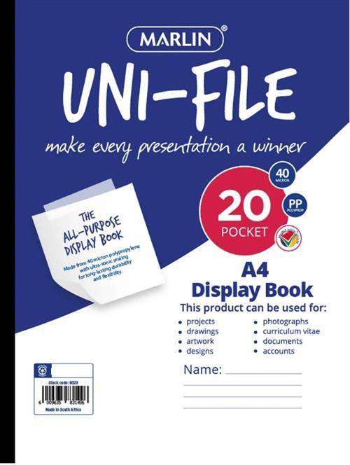 MARLIN FLIP FILE 20 PAGE