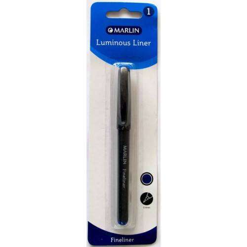 Marlin Precision Fineliner Pens Colour: Blue