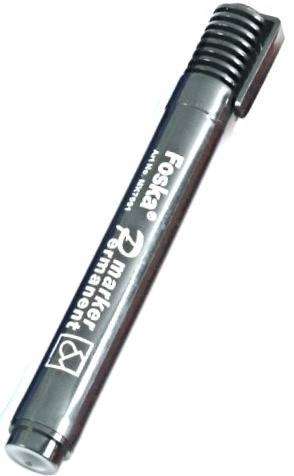 Foska Black Permanent Marker -