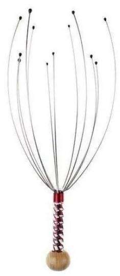 Casey 12 Fingers Head And Scalp Hand Held Manual Massager