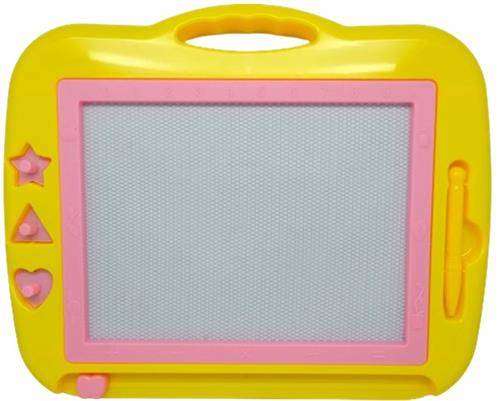 Brainware Magnetic Drawing and Writing Board Yellow