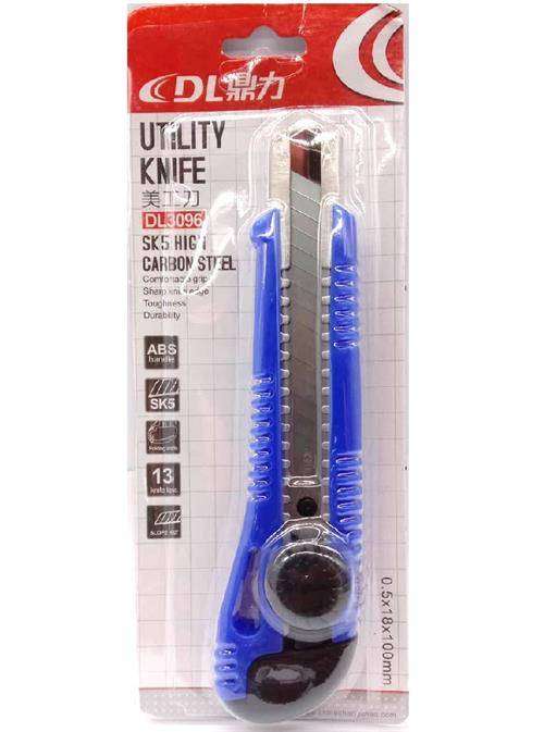 DLOFFICE UTILITY KNIFE 13TIP SK5  BLUE