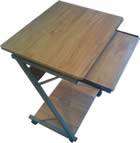 Casey Wood Finish Computer Workstation Desk No Warranty