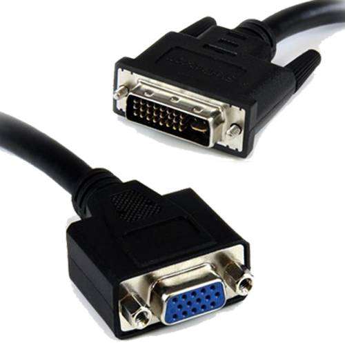 UniQue DVI Male to VGA Female 1.8m Cable, OEM, No Warranty