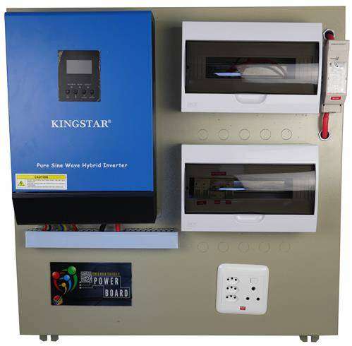 Solarix KingStar 3500VA 24VDC Hybrid Inverter And Semi Plug And Play Power Board Mini Solution