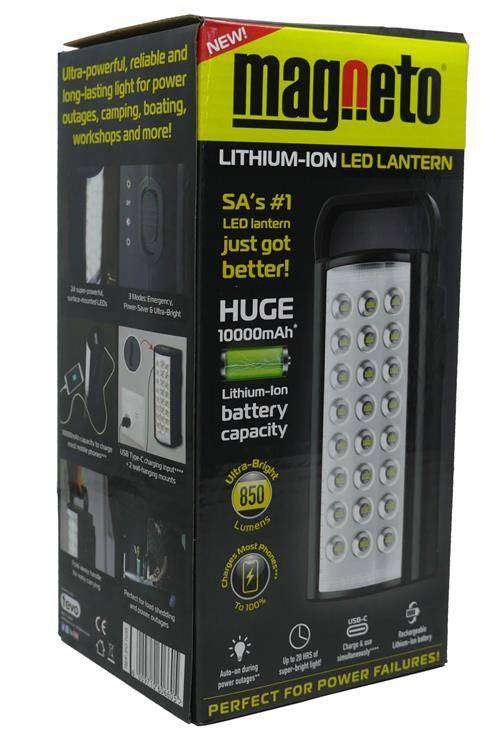 Tevo Magneto LED Lantern Lithium Ion Black 3.0 with type C