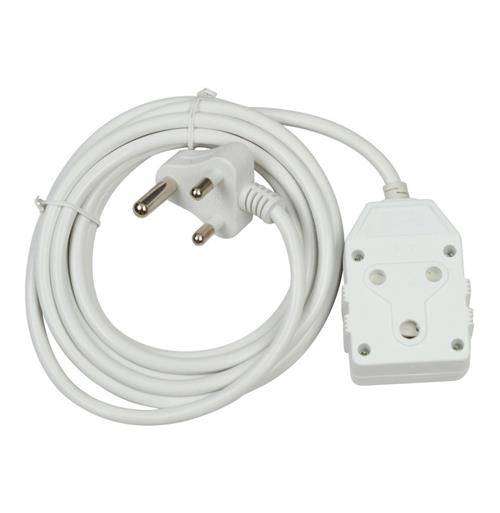 Noble Poweline 10m Multi Plug Coupler Extension Cord Lead
