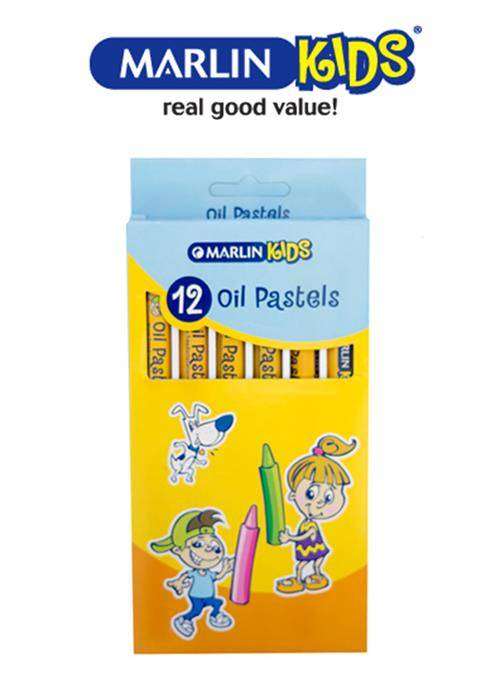 MARLIN KIDS OIL PASTELS 12PK