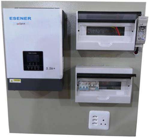 Solarix Esener 5.5KVA 48VDC 100A High Voltage Parallel Inverter And Semi Plug And Play Power Boar...