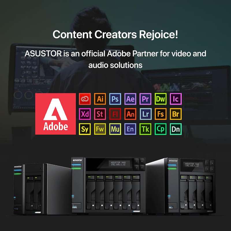 Asustor Lockerstor 4 Gen2 4 Bay NAS No Hard Drive