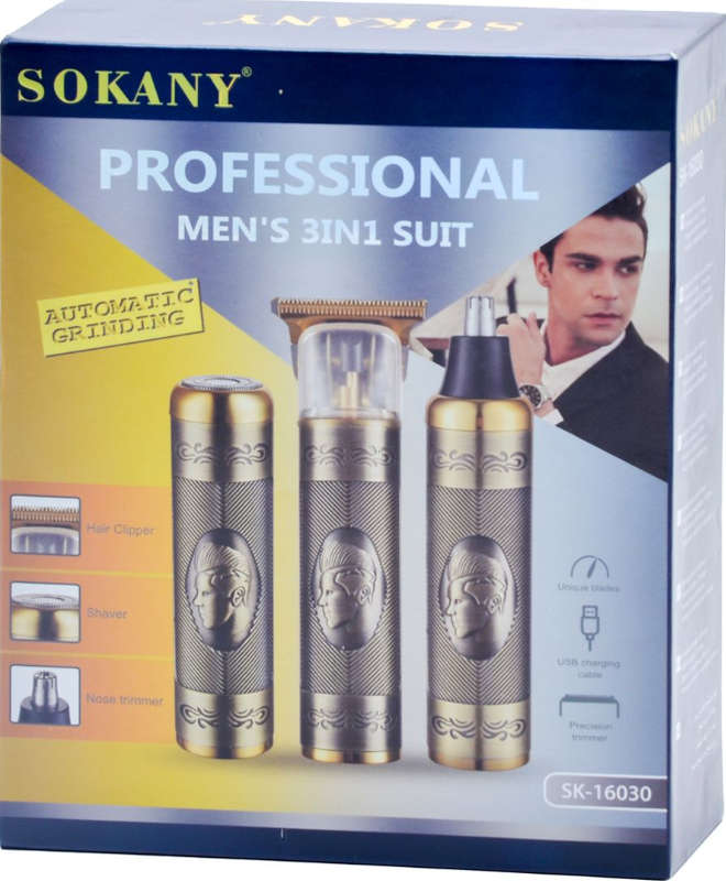 Sokany Professional  3In1 Suit T Blade Shaver