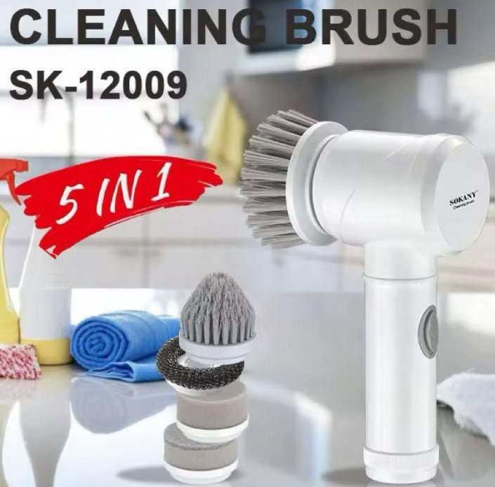 Sokany SK-12009 5 In 1 Wireless Cleaning Brush