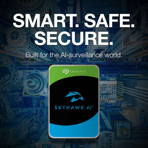 Seagate 8TB SkyHawk AI 7200 rpm SATA III 3.5" Internal Surveillance HDD