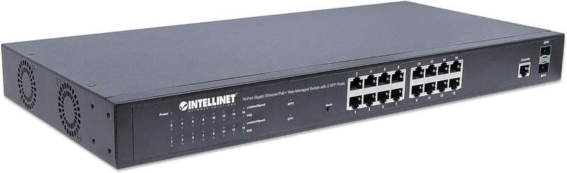 Intellinet 16-Port Gigabit Ethernet PoE+