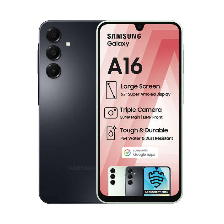 The Samsung Galaxy A16 offers an immersive