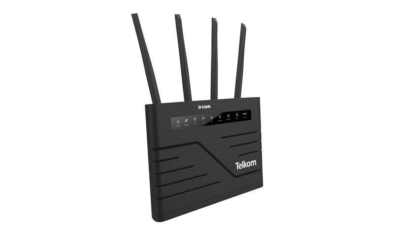 D-Link Wireless AC1200 Dual band  4-Port LAN, Fibre / ADSL2 / VDSL2 Gigabit wifi router