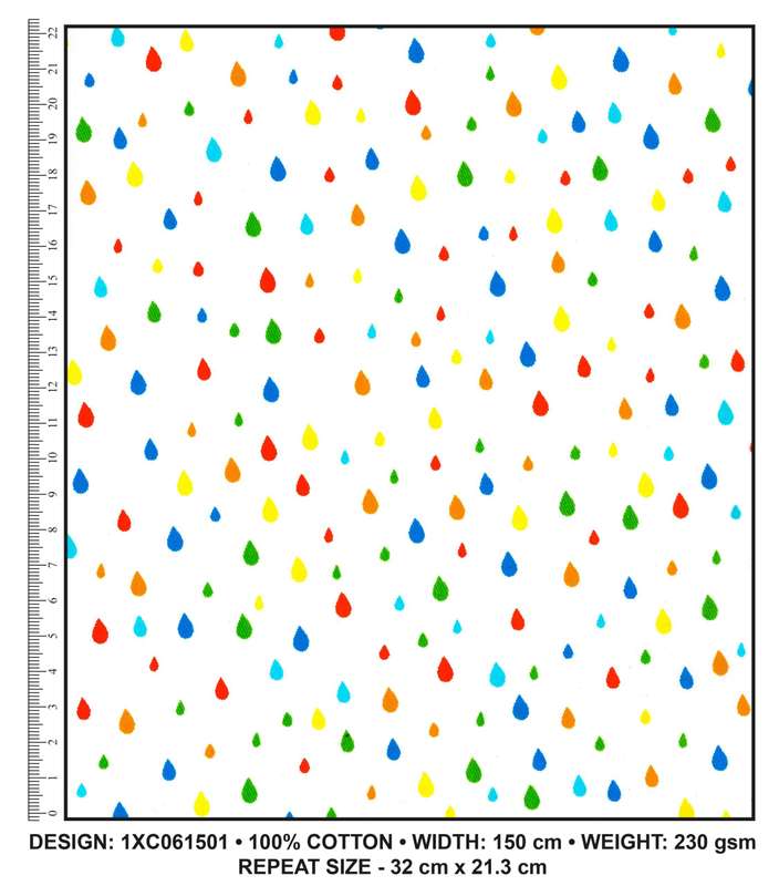Da Gama 100% Cotton Fabrics Fun Safari 1XC061501