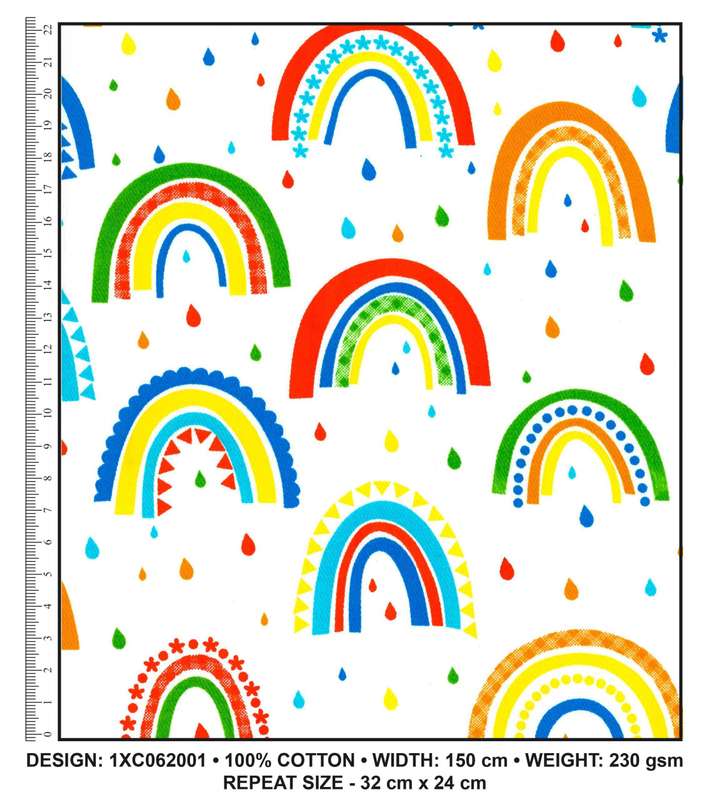 Da Gama 100% Cotton Fabrics Fun Safari 1XC062001