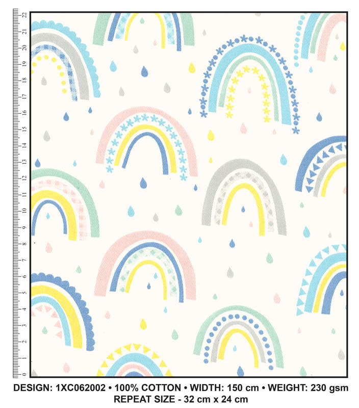 Da Gama 100% Cotton Fabrics Fun Safari 1XC062002