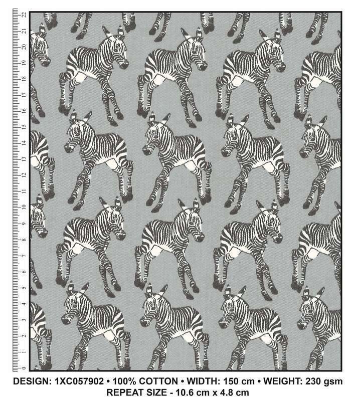 Da Gama 100% Cotton Fabrics Kidz Safari 1XC057902